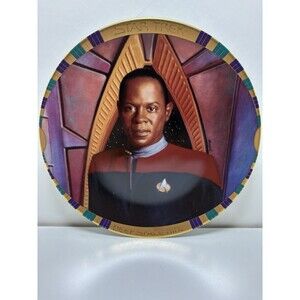 Star Trek: DS9 Comm. Benjamin Sisko Collector Plate 1993 Hamilton Collection